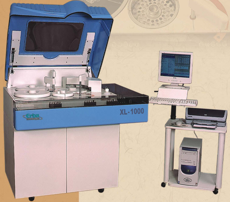 Máy xét nghiệm sinh hóa tự động Erba XL-1000